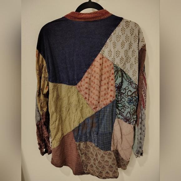 Sacred Thread Patchwork Buttonup - Picture 2 of 4